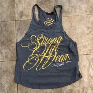 Strong Lift Wear - Muscle Back Workout Shirt
